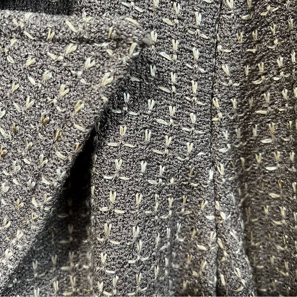 St. John Collection Textured Brown Blazer - Picture 3 of 7